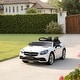 preview thumbnail 36 of 34, Aosom Mercedes SLC 300 Licensed Kids Electric Car with Remote Control, 12V Battery Powered Kids Ride on Car