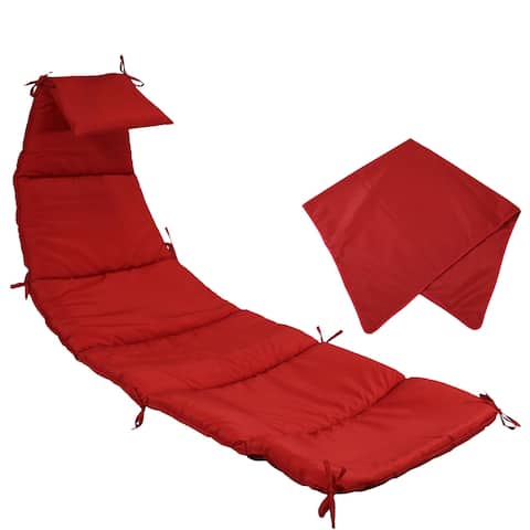 Sunnydaze Replacement Cushion and Umbrella for Floating Lounge Chair