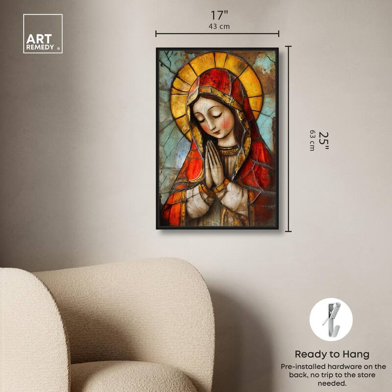 Ancient Supplication Canvas by Art Remedy