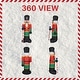 preview thumbnail 10 of 14, Fraser Hill Farm 10-Ft. Tall Traditional Nutcracker, Blow Up Inflatable with Lights and Storage Bag
