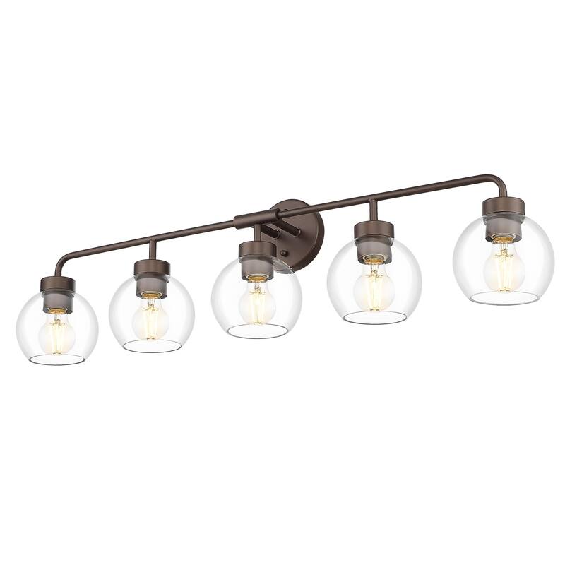 3/4/5 Light Bathroom Vanity Light Fixture - Oil Rubbed Bronze - 5-Head