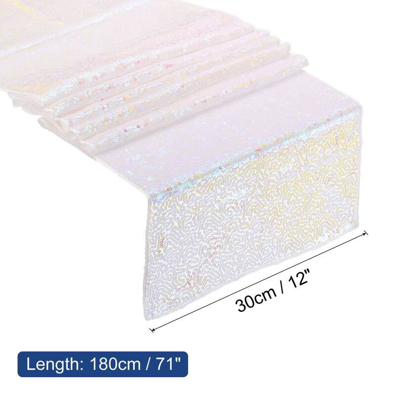 Table Runner, Long Shining Sequin Table Runner
