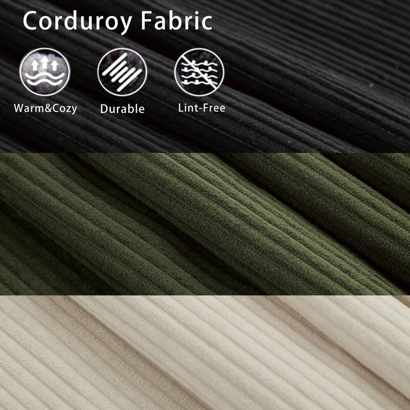 Modular Sofa No Armrests,At will DIY,Corduroy