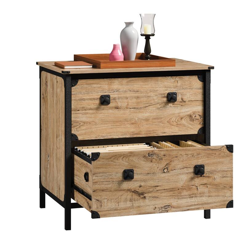 Wood Lateral File with Spacious Drawers