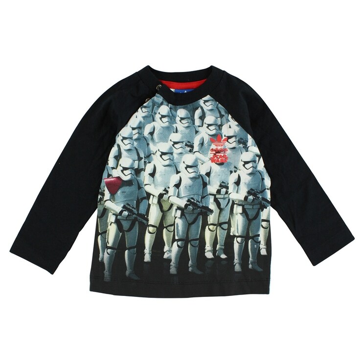 Shop Adidas Baby Boys Star Wars Storm Trooper Villain T Shirt