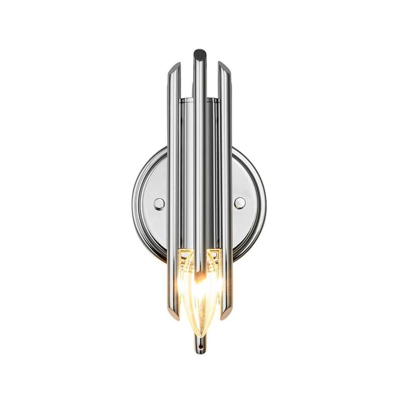 1-Light Modern Stylish Multiple Iron Tube Wall Lamp