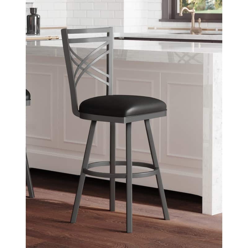 Tempo Furniture Rebecca Swivel 26" Counterstool/30" Barstool by Furnish Theory