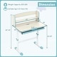 preview thumbnail 5 of 29, Costway Kids Study Desk with 7-Level Tiltable Desktop Adjustable - See Details