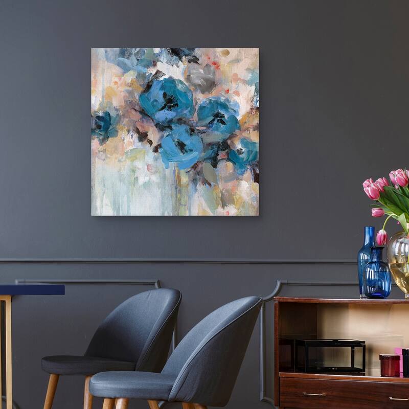 Saturated Garden by Carol Robinson Canvas Art Print