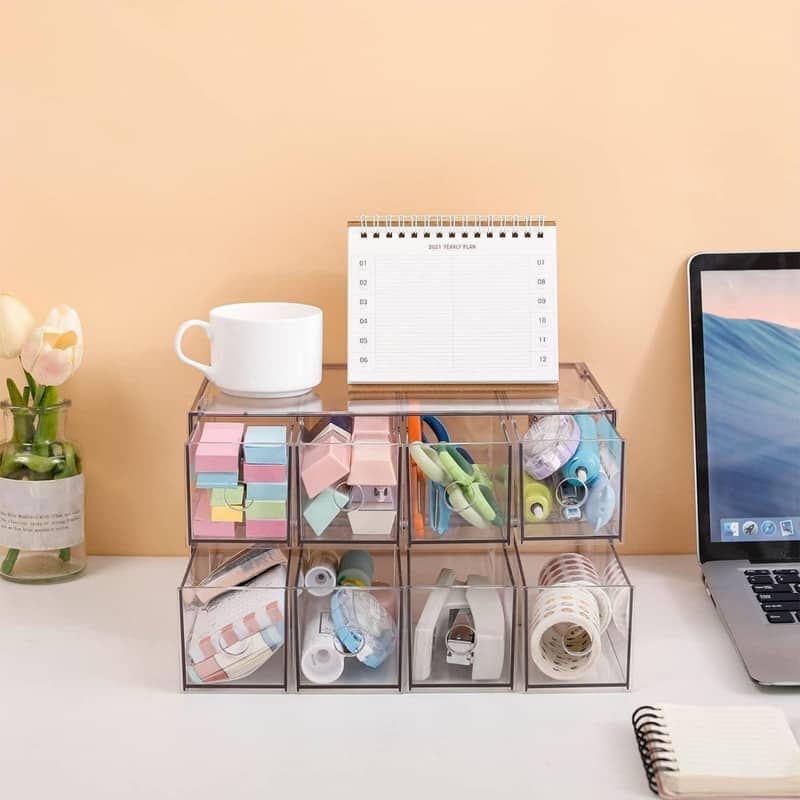 Plastic Home Office Storage Drawers