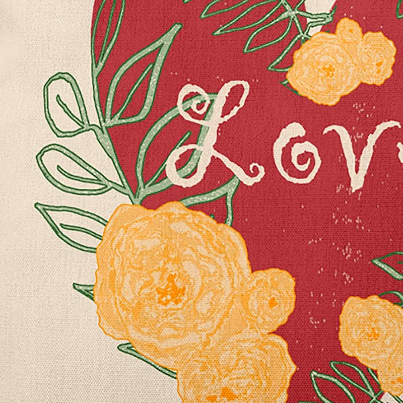 Love And Roses Valentines Day Decorative Throw Pillow