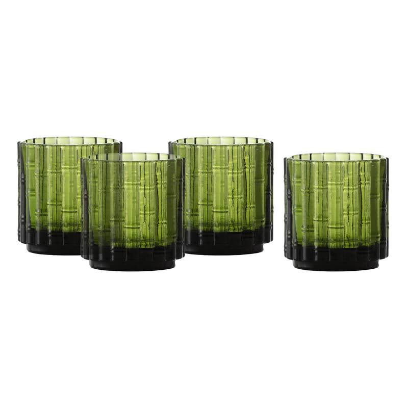 Mahalo DOF 10.8oz (320ml), GB - 10.8 Ounce - Palm Green - Set of 4