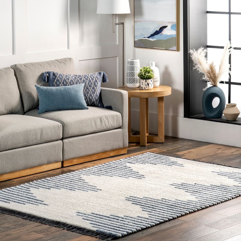 Nuloom Morgan Contemporary Shag Fringe Area Rug