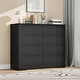 preview thumbnail 1 of 26, Tall Modern Wooden Dresser with 8 Drawers, Deep Storage, Large Chest of Drawers with Wide Top