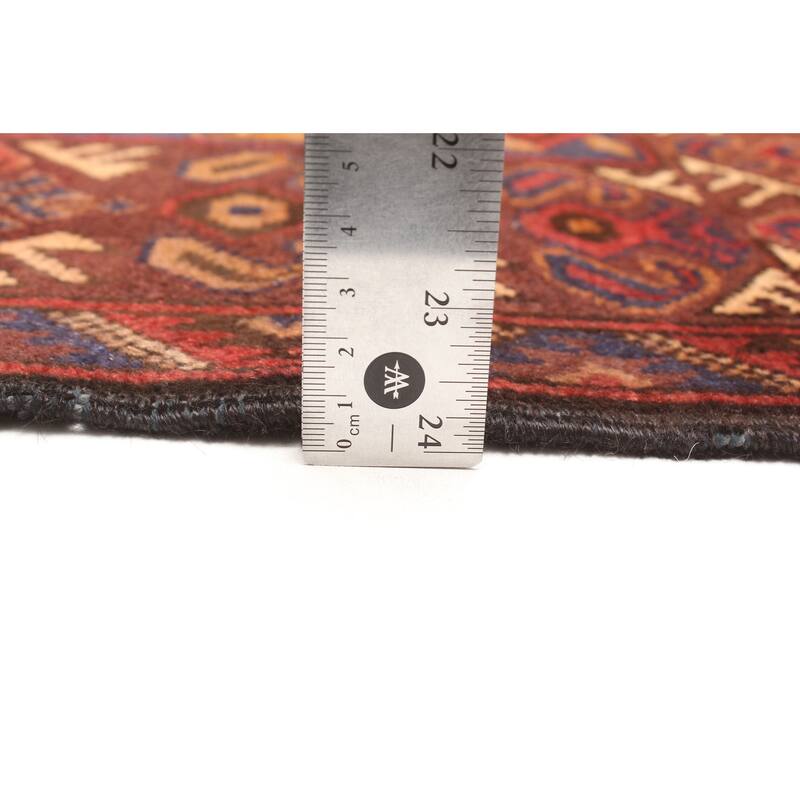 ECARPETGALLERY Hand-knotted Teimani Dark Navy Wool Rug - 2'10 x 4'6