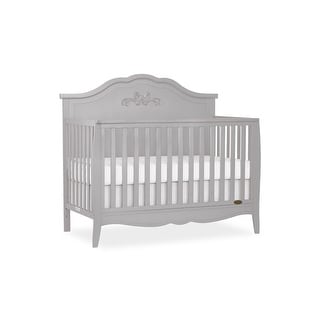Sweetpea Baby Jasmine 4-in-1 Convertible Crib - Platinum