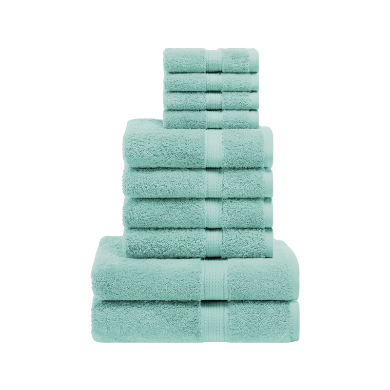Superior Egyptian Cotton Heavyweight Solid Plush Towel Set