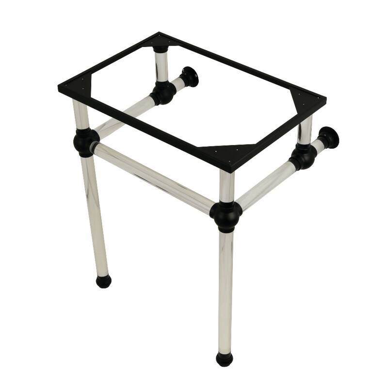 Kingston Brass Templeton Acrylic Console Sink Legs - Matte Black