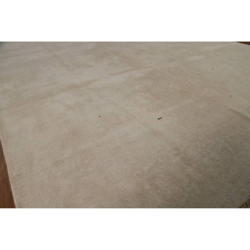 Distressed Tabriz Persian Vintage Rug Bedroom Handmade Wool Carpet - 6'6" x 10'4"