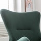 preview thumbnail 32 of 39, Velvet Armchair Wingback Comfy Rocker Chair with Thick Padded Seat for Nursery