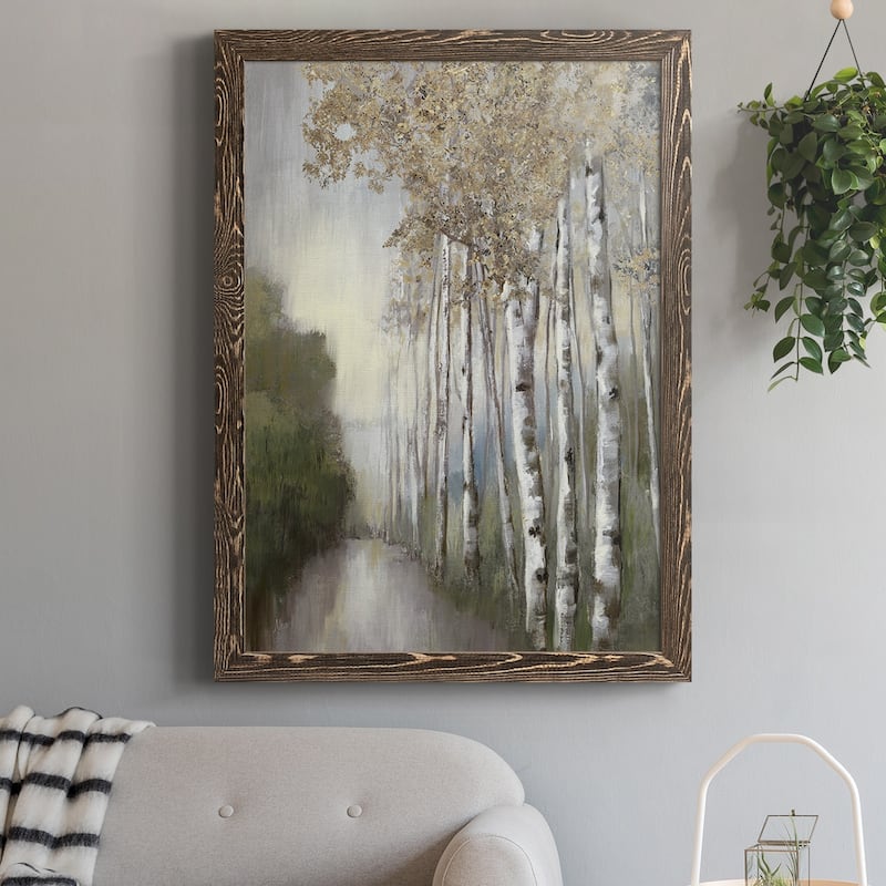 Woodland Walk Neutral-Premium Framed Canvas - Ready to Hang
