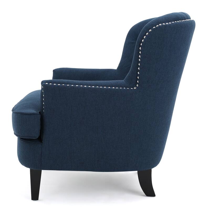 Tafton Tufted Oversized Fabric Club Chair by Christopher Knight Home - 33.50" L x 35.00" W x 34.50" H