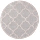 preview thumbnail 60 of 104, SAFAVIEH Amherst Blanch Modern Rug 5' Round - Light Grey/Beige - Round