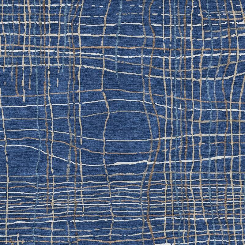 HomeRoots Striped Transitional Rectangle Outdoor Rug