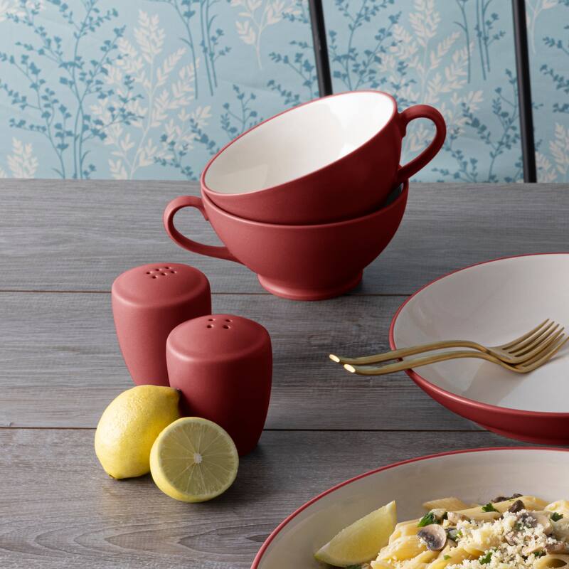 Noritake Colorwave Set Of 4 Handled Bowls, 5-1/2", 18 Oz.
