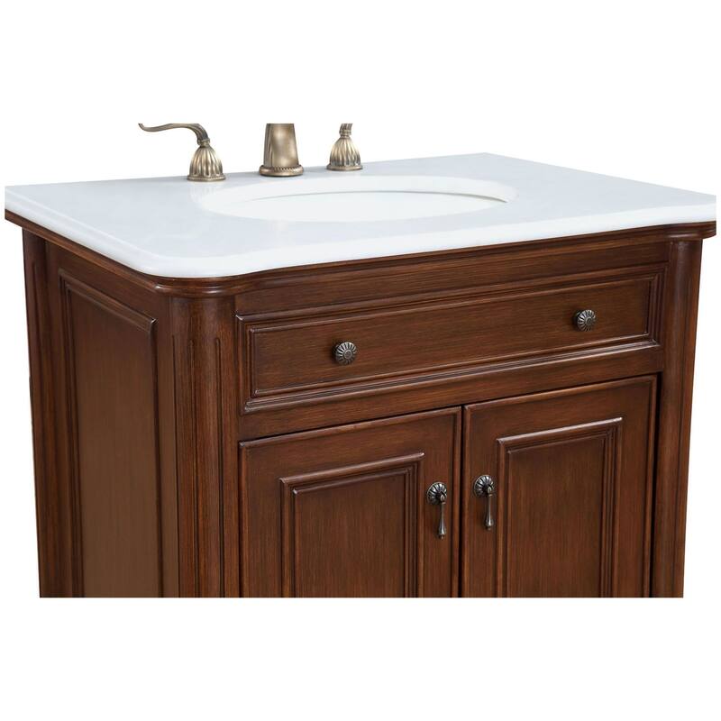 Elegant Lighting VF-1032-VW Berkshire 30" Free Standing Single Basin