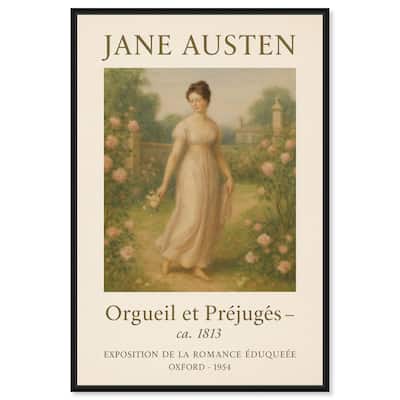Lady in Austen's World Canvas by Art Remedy