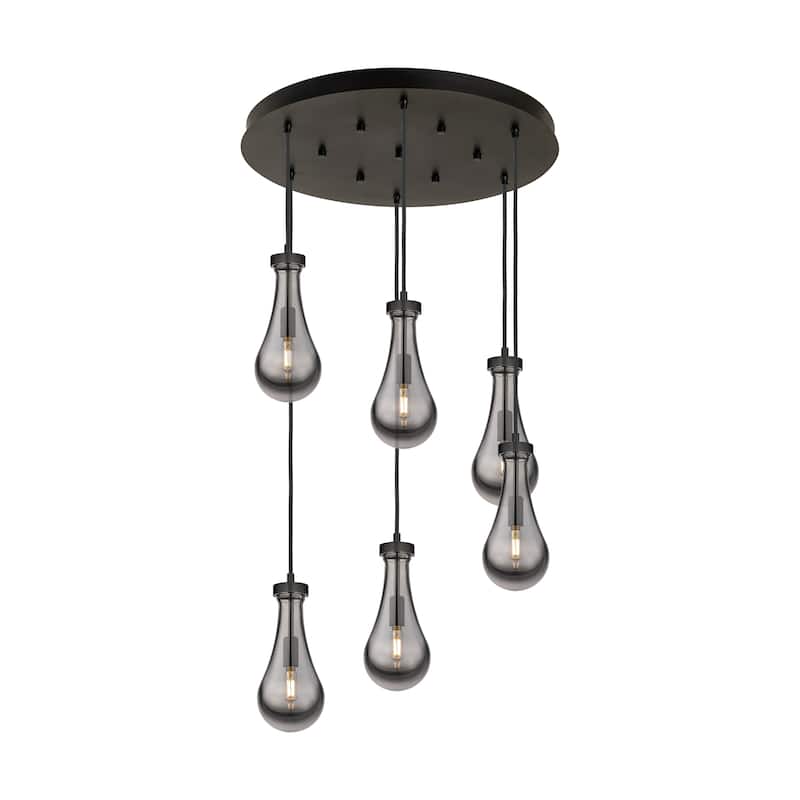 Innovations Lighting Owego - 12 Light 5" Cord Hung Multi Pendant - 24" Canopy
