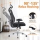 preview thumbnail 4 of 5, Ergonnomic Office Chair with 2D Adjustable Lumbar Support, Office Chair with Adjustable Headrest and Armrest
