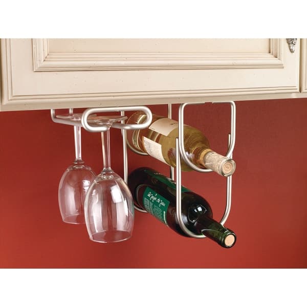 Shop Rev A Shelf 3250 3000 Series 9 Tall Under Cabinet Mount Double Wine Overstock 18397624