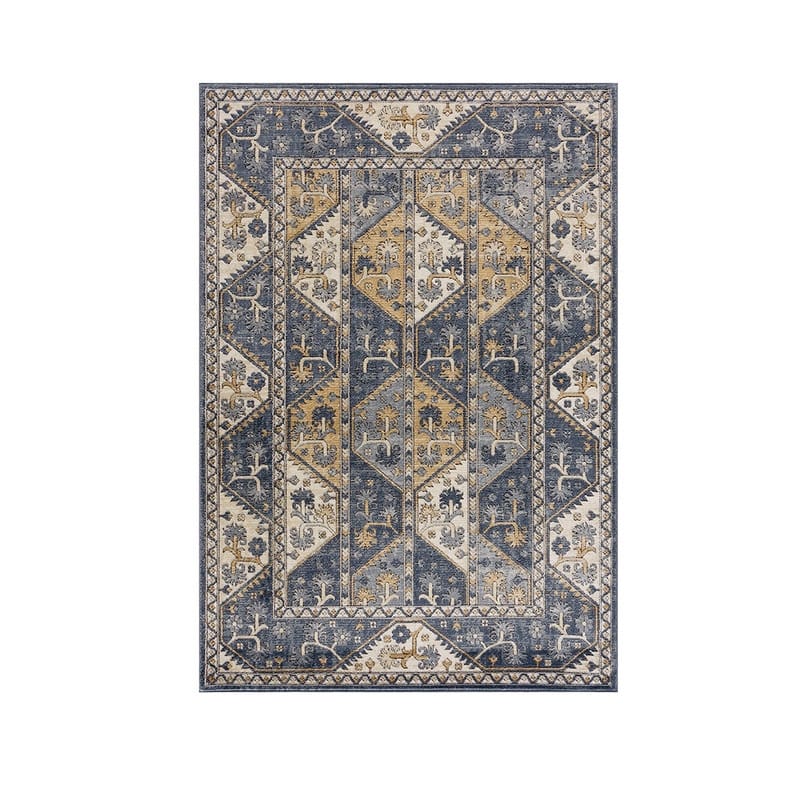 Tiled Border Area Rug - 8x10'