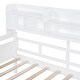 preview thumbnail 24 of 36, Twin Daybed with Drawers & Shelves - Stylish and Functional