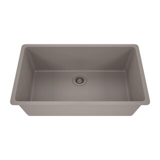Lexicon Kitchen Sink Quartz Composite 32 Inch Galaxy Concrete - 19x32
