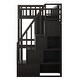 preview thumbnail 8 of 7, Twin Loft Bed with Stairs, Storage, Bookshelf, Desk & Wardrobe