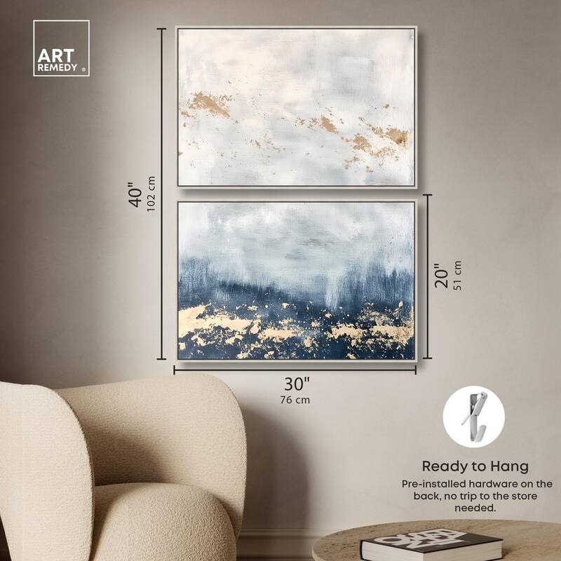 Inner Cosmos II Canvas Set of 2 by Art Remedy