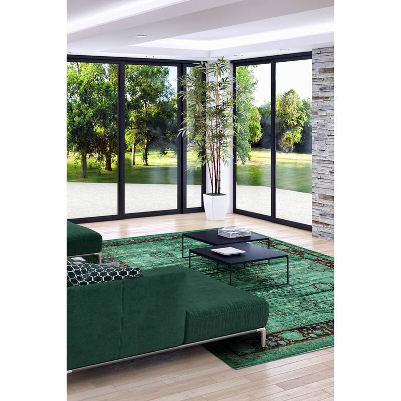 ECARPETGALLERY Hand-knotted Vibrance Mint Wool Rug - 9'0 x 11'10