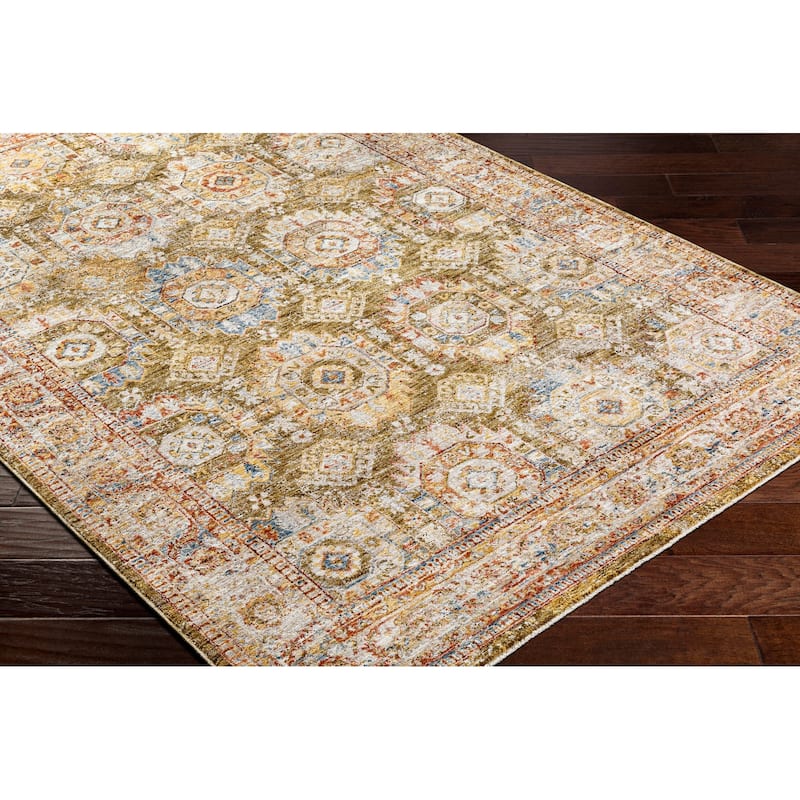 Livabliss Transitional Mona Lisa Medallion Area Rug