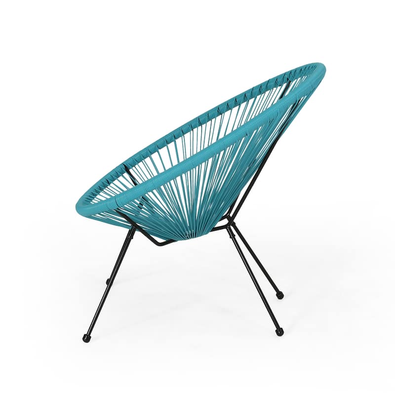 Vida Outdoor Woven 3 Piece Chat Set by Christopher Knight Home