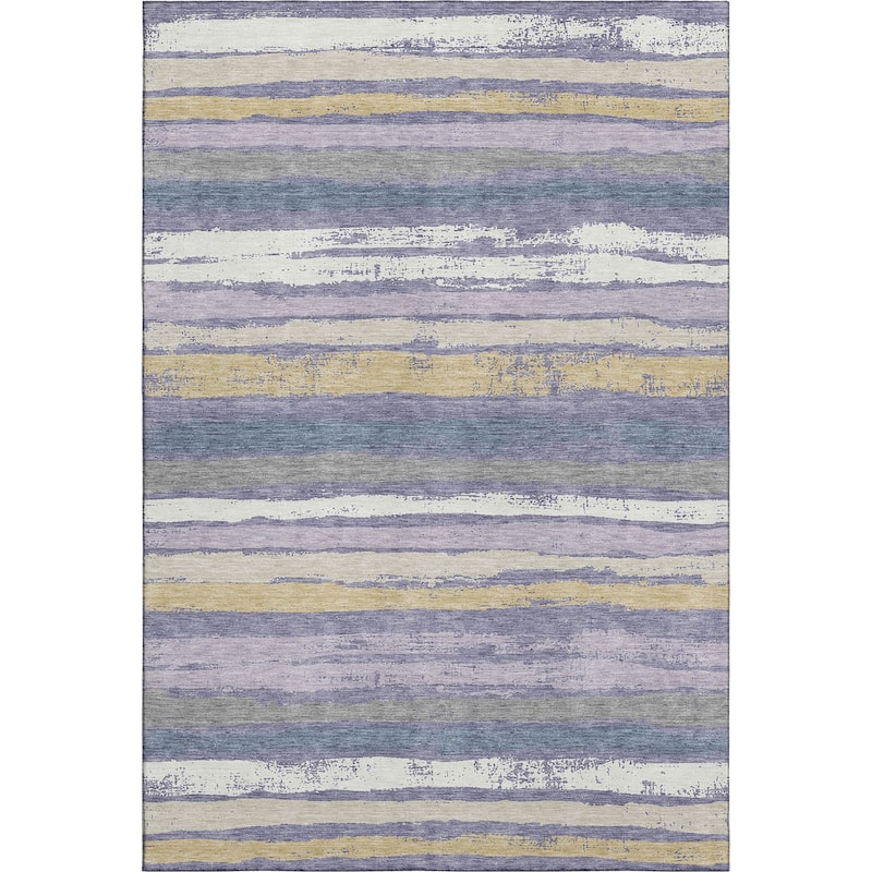 Premium Washable Super Soft Stripe Mayfield Rug