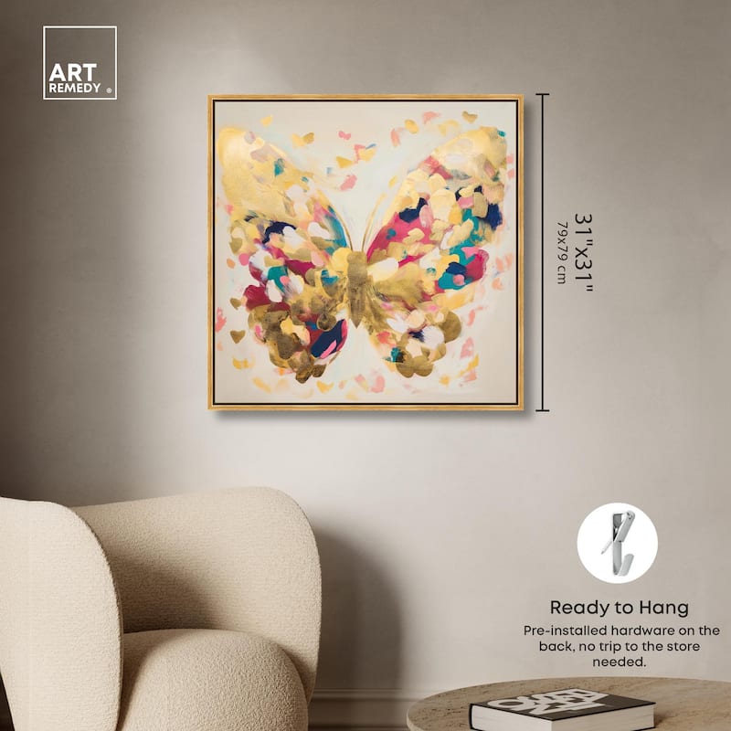 Flutter of Fortitude II Canvas by Art Remedy