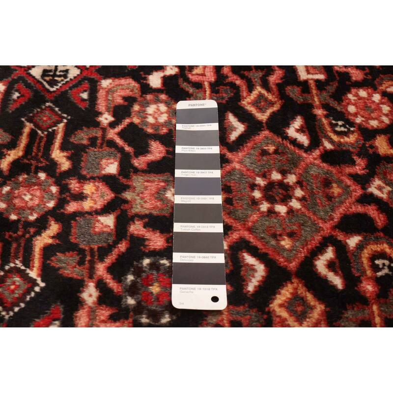 ECARPETGALLERY Hand-knotted Andelz Black Wool Rug - 3'9 x 10'5