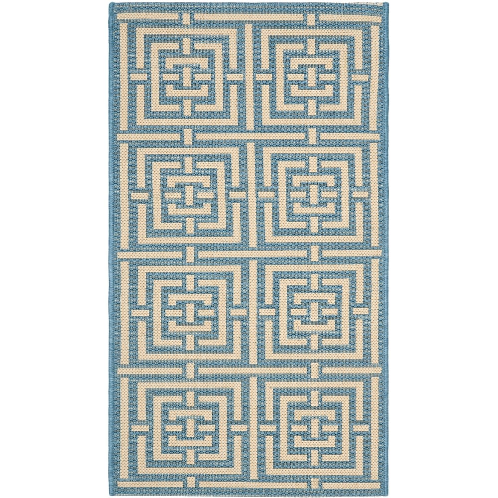 SAFAVIEH Courtyard Errica Indoor/ Outdoor Waterproof Patio Backyard Rug
