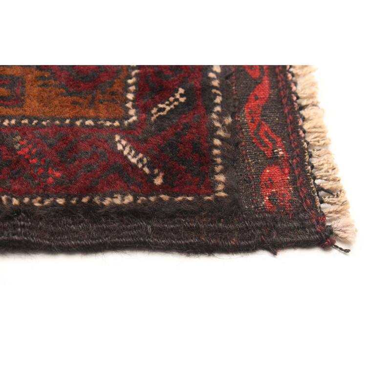 ECARPETGALLERY Hand-knotted Teimani Orange Wool Rug - 3'7 x 5'11