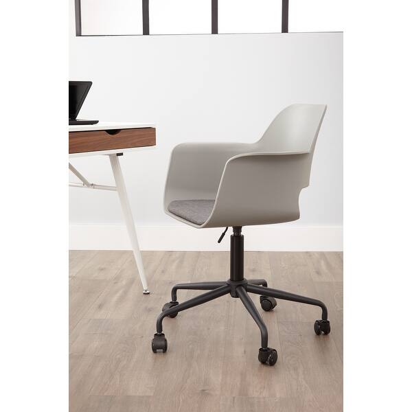 Rye Studio Whistlers Black Metal Frame Home Office Chair Overstock 31295030