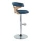 preview thumbnail 129 of 141, Carson Carrington Viby Adjustable Bar Stool with Rounded T Footrest (Set of 2)