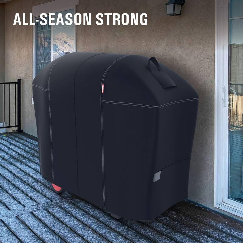 Coleman Cookout Heavy-Duty Cover for 3 and 4-Burner BBQ Grills, Black - N/A
